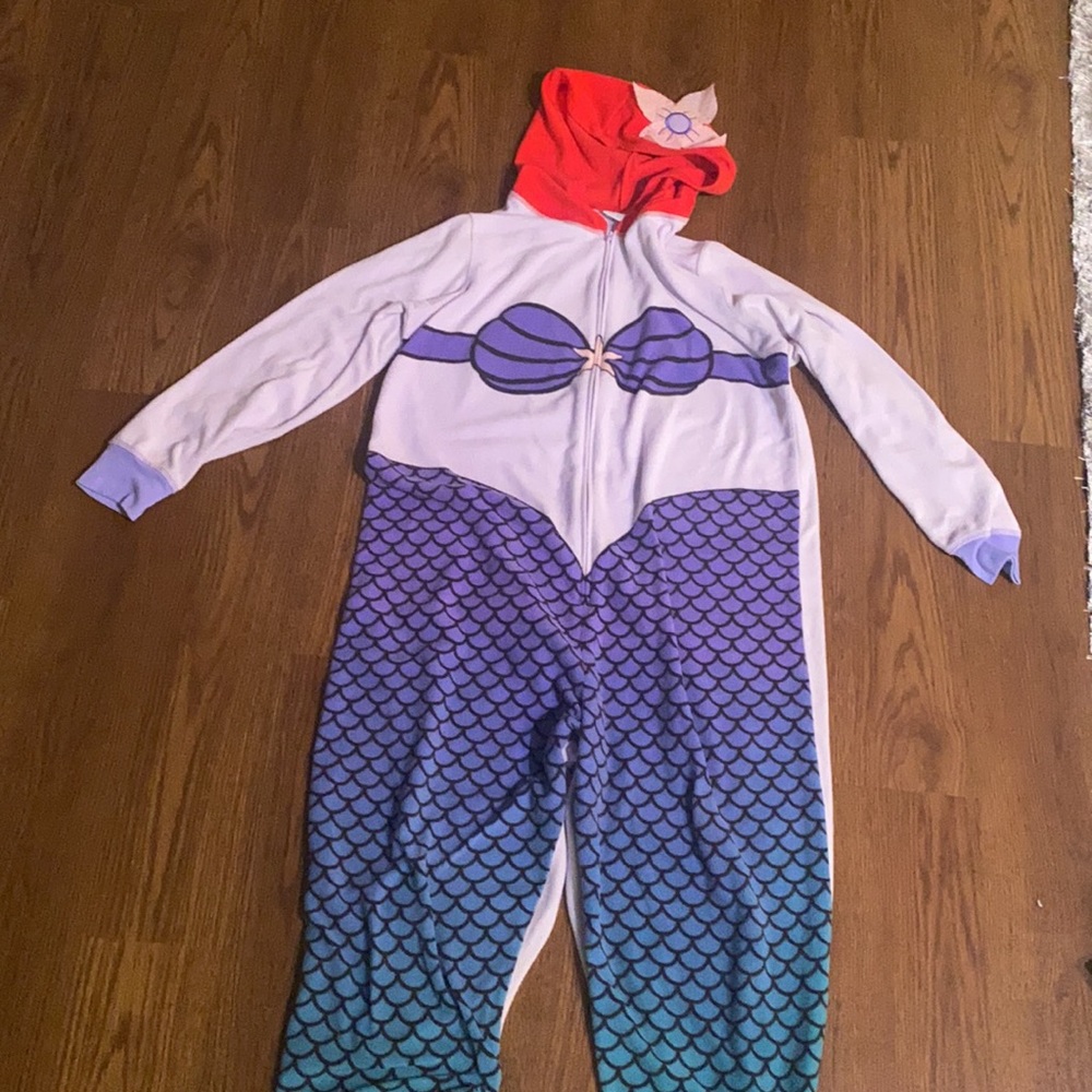 Disney little mermaid adult jumpsuit